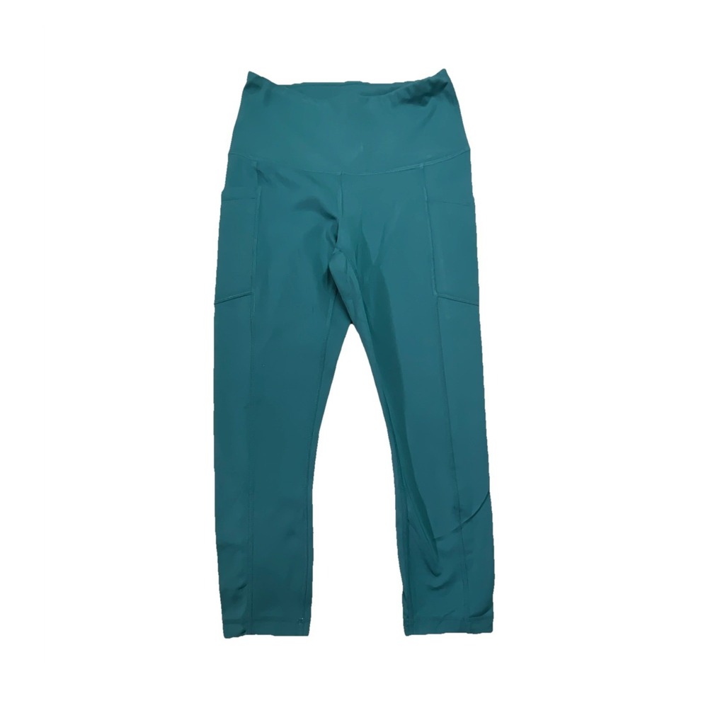 Yogalicious Lux Teal Ankle Leggings Women's XS Pockets